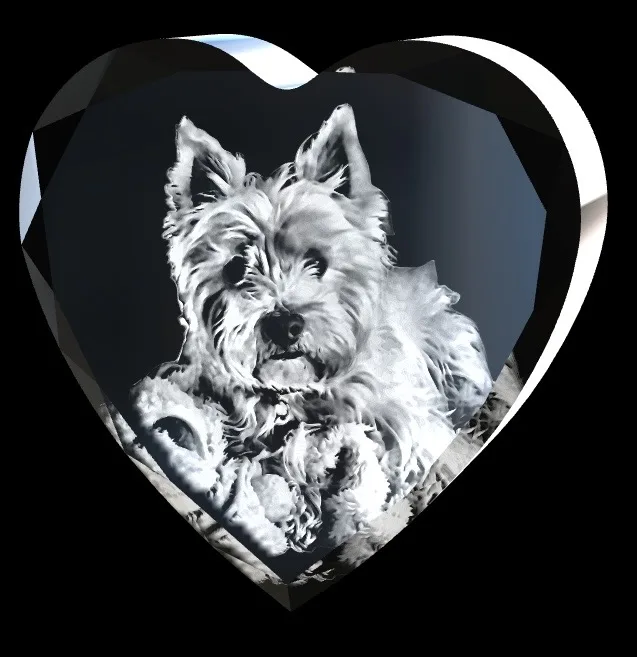 The Westie — From our studio — Heart Keychain · 35 × 35 × 12 mm